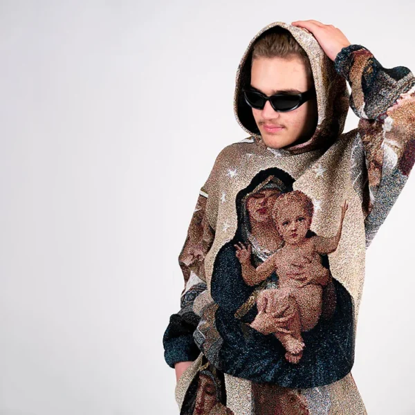 Delux Virgin Mary Hoodie - Image 3